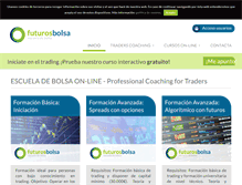 Tablet Screenshot of futurosbolsa.com